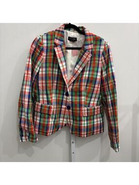 Kate Spade New York Multicolor Plaid Blazer